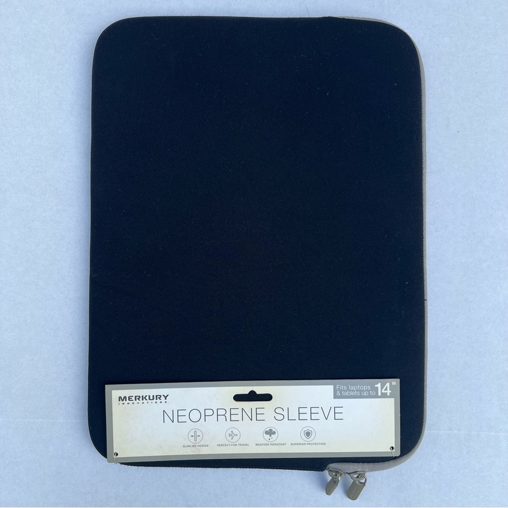 Merkury Innovations MI-L1401-103 Neoprene Sleeve Black Laptop/Tablet Case 14"